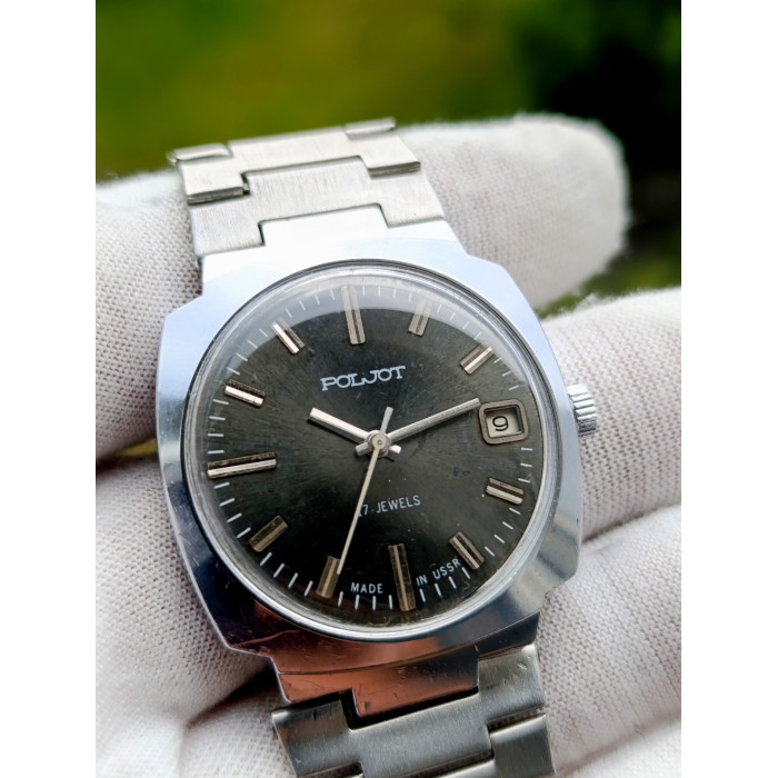 Soviet Watch Poljot 2614.2H Rare Mechanical Wristwatch First Moscow Watch Factory Made in USSR 1980s