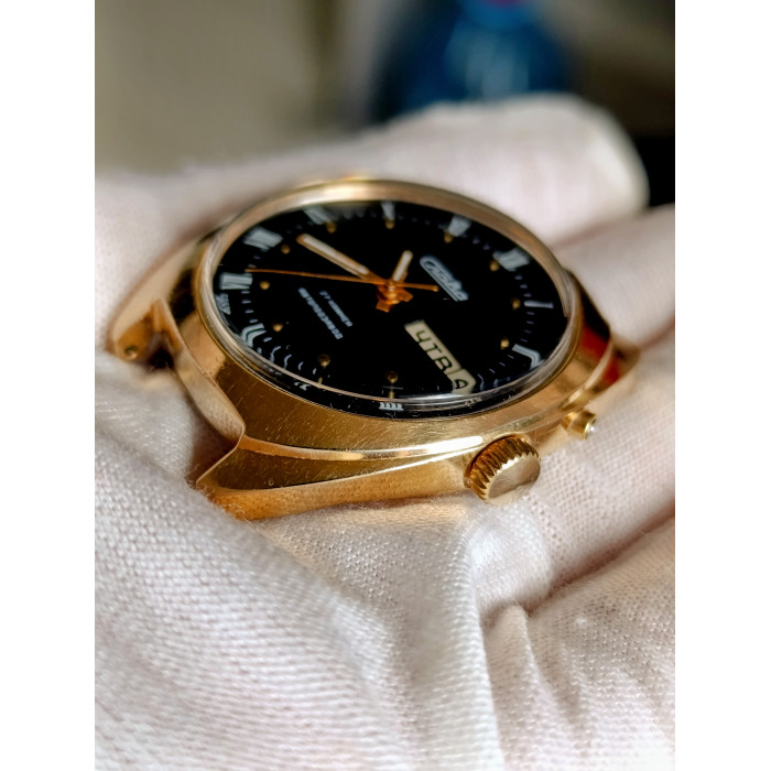 Slava 2427 Automatic USSR Watch | Day-Date 27 Jewels, Serviced August 2025