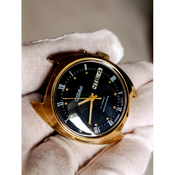 Slava 2427 Automatic USSR Watch | Day-Date 27 Jewels, Serviced August 2025