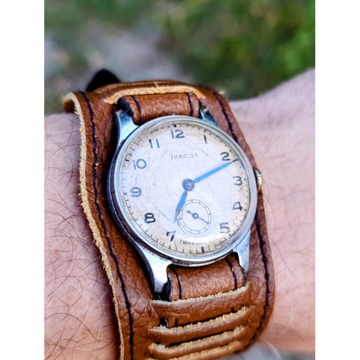 Pobeda 2603 Vintage Soviet Watch First Moscow Watch Factory Made in USSR 1956