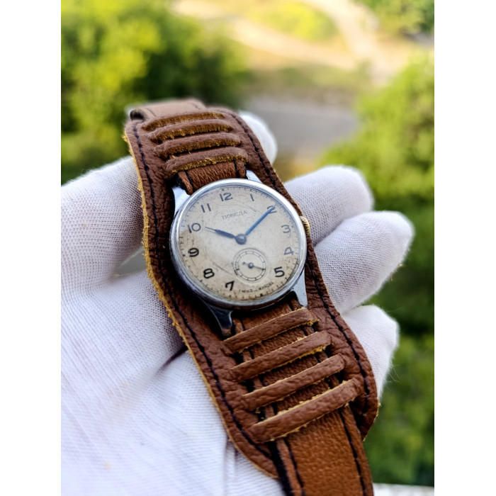 Pobeda 2603 Vintage Soviet Watch First Moscow Watch Factory Made in USSR 1956