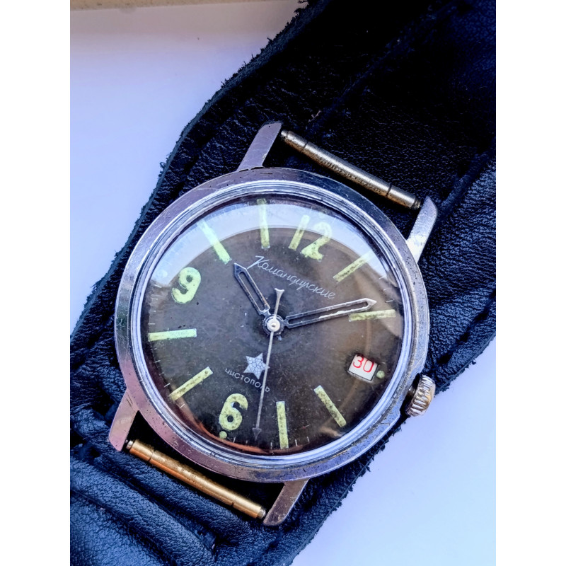 Vostok Komandirskie Early Model 2214 – Rare Soviet Military Watch Vostok Komandirskie Early Model 2214 – Rare Soviet Military Watch