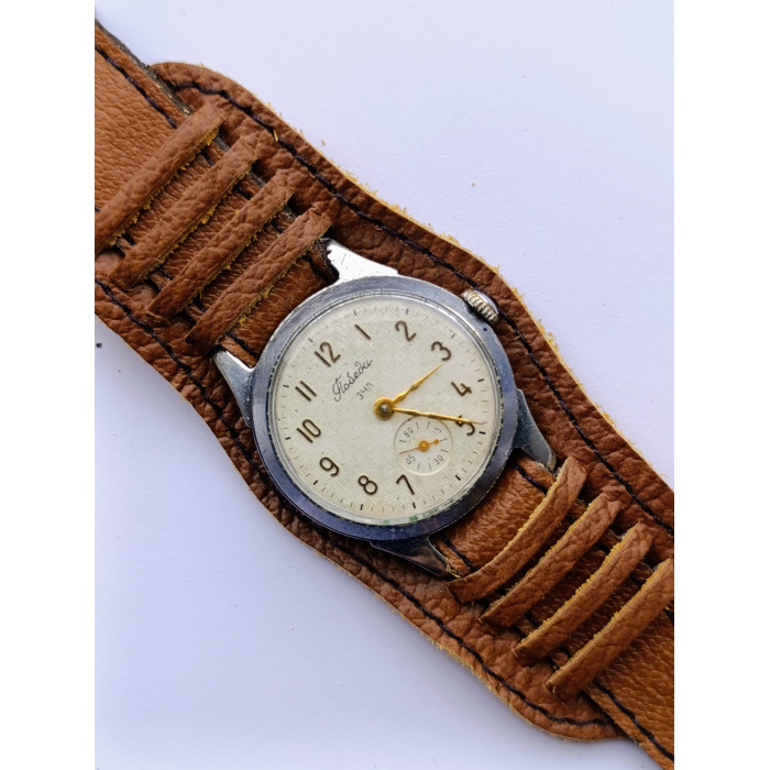 Soviet Watch Pobeda 2603 16 Jewels Leningrad Electric Clocks (ECHL) Made in USSR 1950s