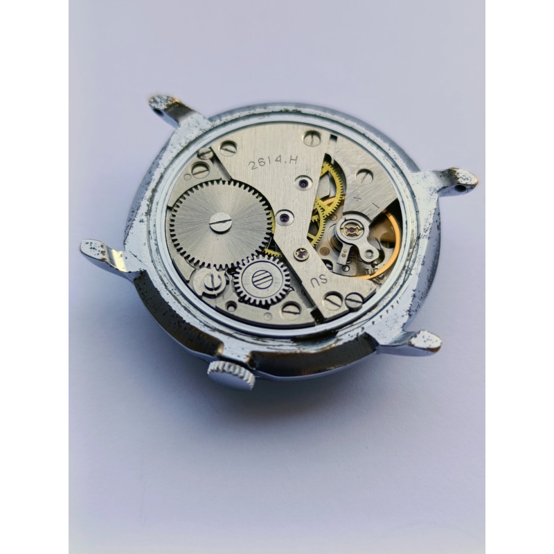 Vintage Raketa Watch 2614.H Caliber 19 Jewels – Petrodvorets USSR 1980s Mechanical Men’s Wristwatch Vintage Raketa Watch 2614.H Caliber 19 Jewels – Petrodvorets USSR 1980s Mechanical Men’s Wristwatch