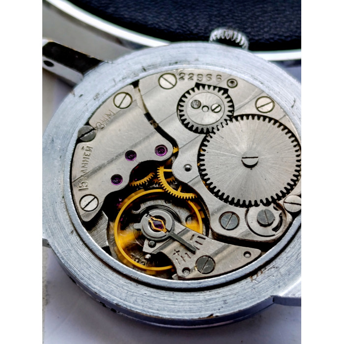 ZIM 2602 Soviet Watch 15 Jewels Maslennikov Watch Factory Made in USSR 1970s