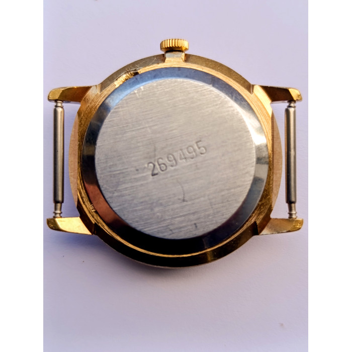 Vintage Raketa USSR Watch Cal. 2609.HA – 1980s Gold-Plated Soviet Mechanical Watch