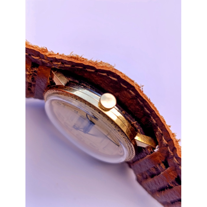 Vintage Raketa USSR Watch Cal. 2609.HA – 1980s Gold-Plated Soviet Mechanical Watch