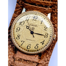 Vintage Raketa USSR Watch Cal. 2609.HA – 1980s Gold-Plated Soviet Mechanical Watch