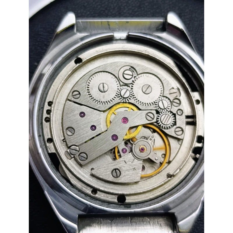 Rare Slava 2428 USSR Mechanical Watch – All Original, Faceted Chrome Case, 26 Jewels Rare Slava 2428 USSR Mechanical Watch – All Original, Faceted Chrome Case, 26 Jewels