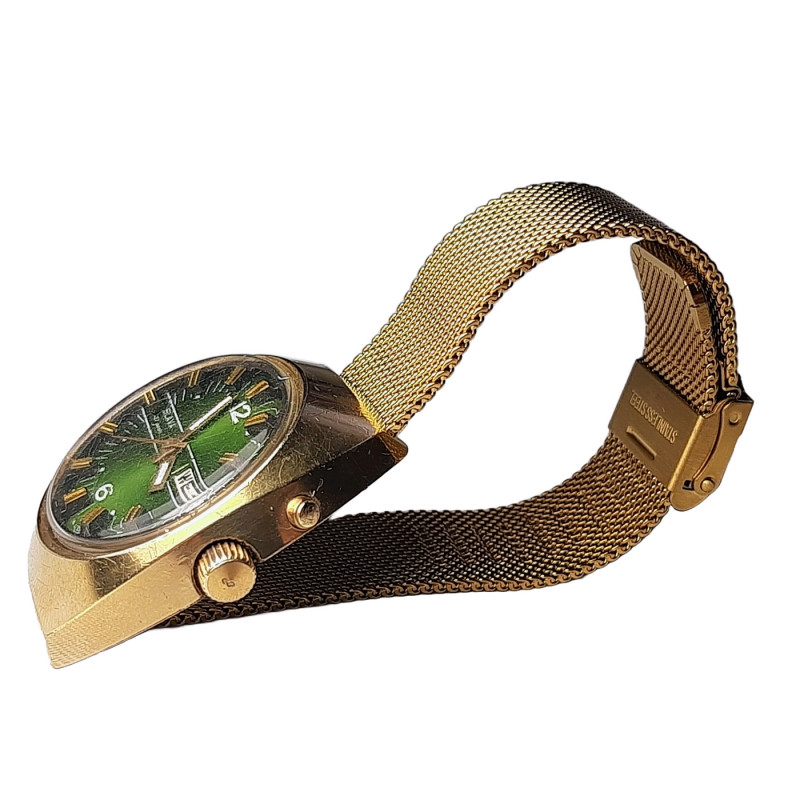 Slava Asymmetry Original Soviet Wristwatch Cal. 2427 Very Rare Soviet Watch Slava Asymmetry Original Soviet Wristwatch Cal. 2427 Very Rare Soviet Watch