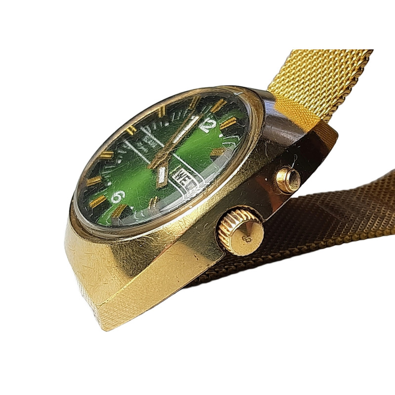 Slava Asymmetry Original Soviet Wristwatch Cal. 2427 Very Rare Soviet Watch Slava Asymmetry Original Soviet Wristwatch Cal. 2427 Very Rare Soviet Watch