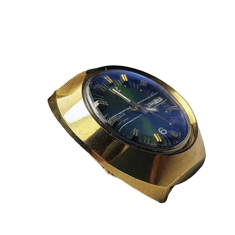 Slava Asymmetry Original Soviet Wristwatch Cal. 2427 Very Rare Soviet Watch Slava Asymmetry Original Soviet Wristwatch Cal. 2427 Very Rare Soviet Watch