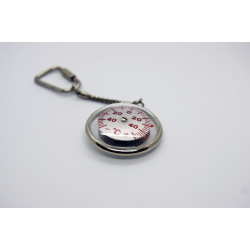 SOVIET SOUVENIR keychain thermometer MOSCOW