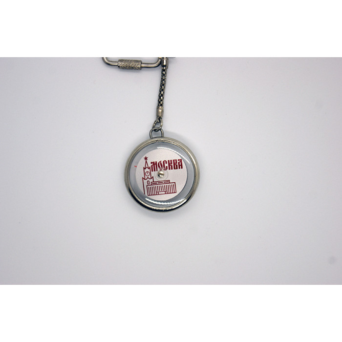 SOVIET SOUVENIR keychain thermometer MOSCOW