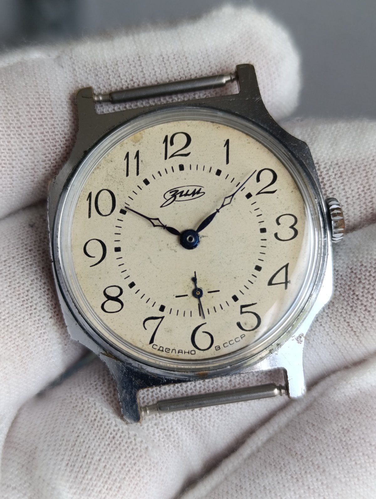 Vintage ZIM 2602 Soviet Mechanical Watch 1980s Serviced USSR